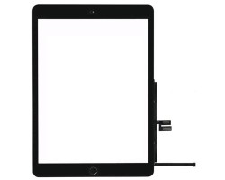 Érintő panel Apple iPad 10.2" 7/8 előlap fekete + home gomb A2270/A2428/A2429/A2430/A2197/A2198/A2200